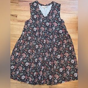NEW Ann Taylor Loft floral summer dress size l large flowers